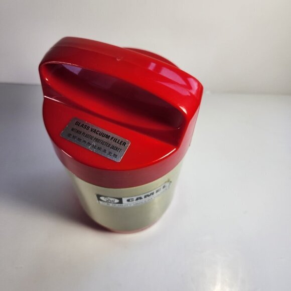 Thermos Vintage Camel Vacuum Screw Top Glass Vacuum Filler Quality Vacuum - Picture 6 of 12